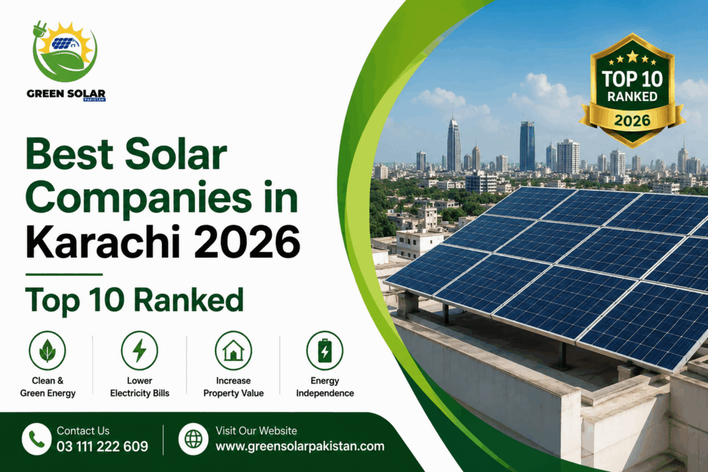 Best Solar Companies in Karachi 2026 | Top 10 Ranked