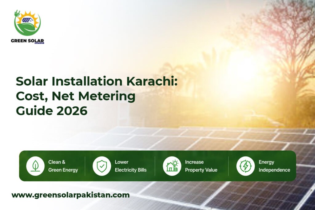 Solar Installation in Karachi: Cost, Net Metering Guide 2026