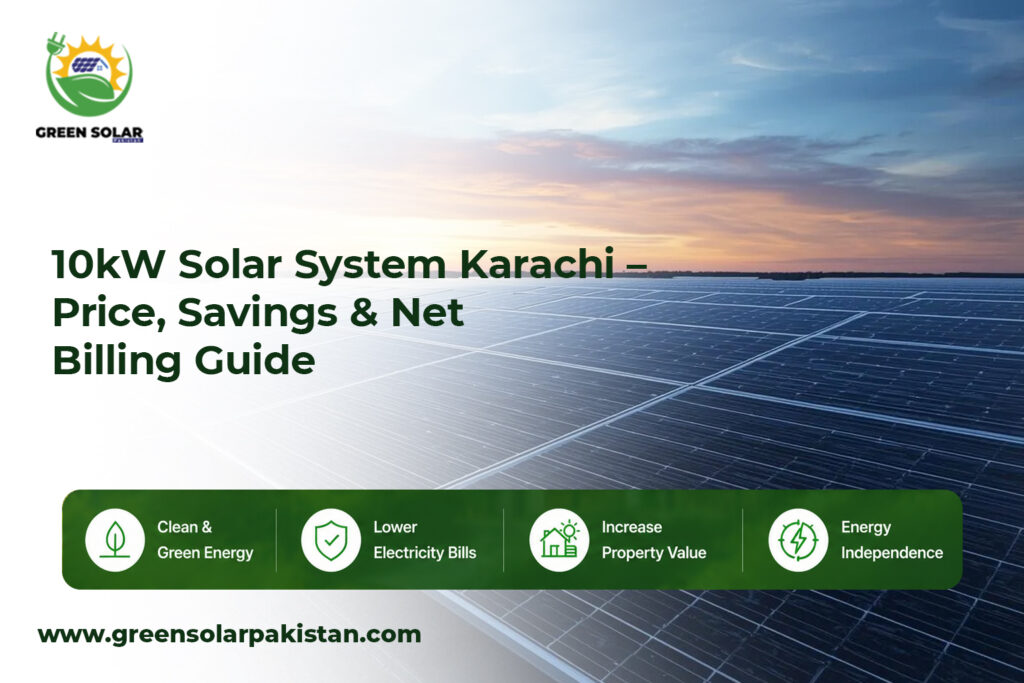 10kW Solar System Karachi – Price, Savings & Net Billing Guide