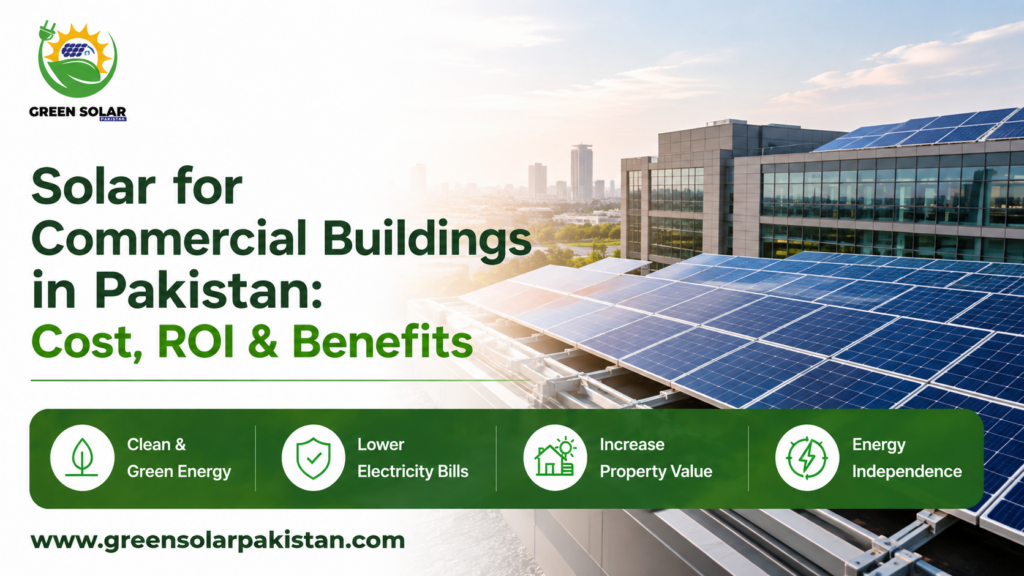 Solar for Commercial Buildings in Pakistan: Cost, ROI & Benefits
